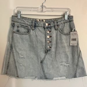 Free People // We The Free Jean Skirt